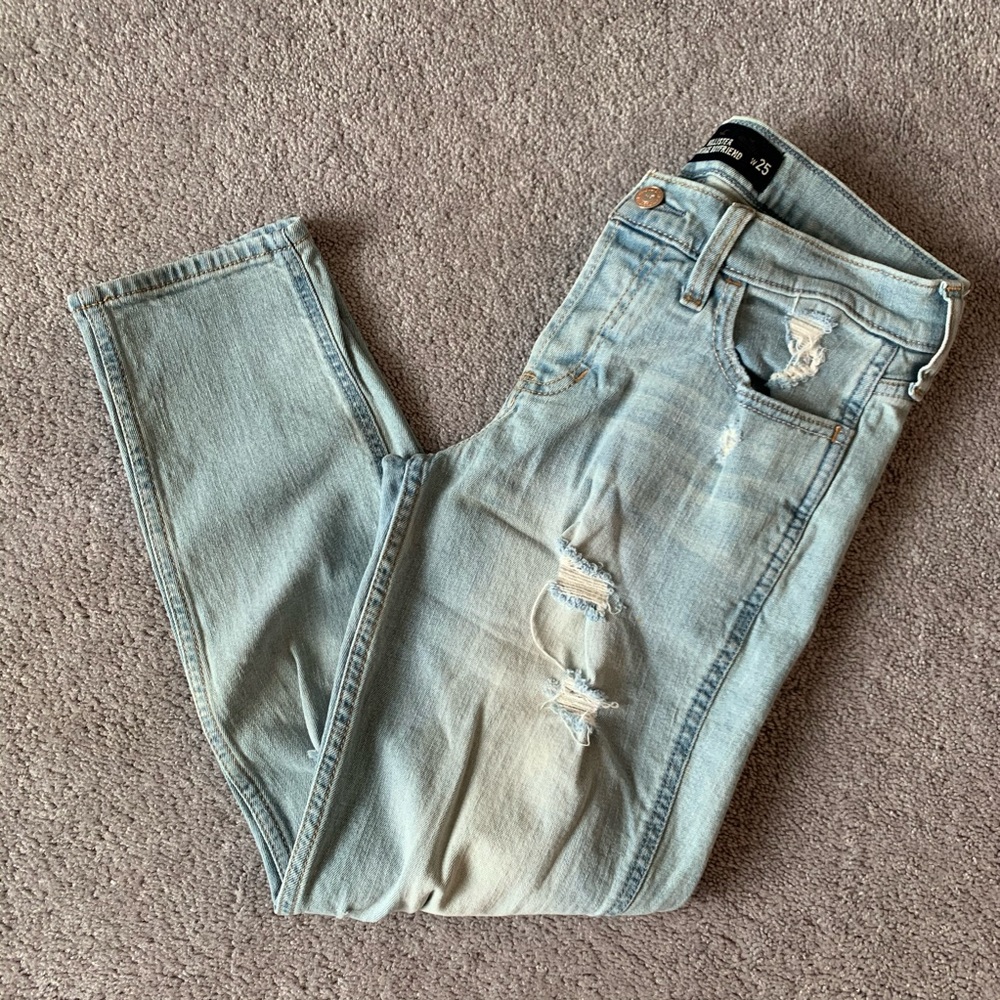 Hollister Distressed Boyfriend Jeans
